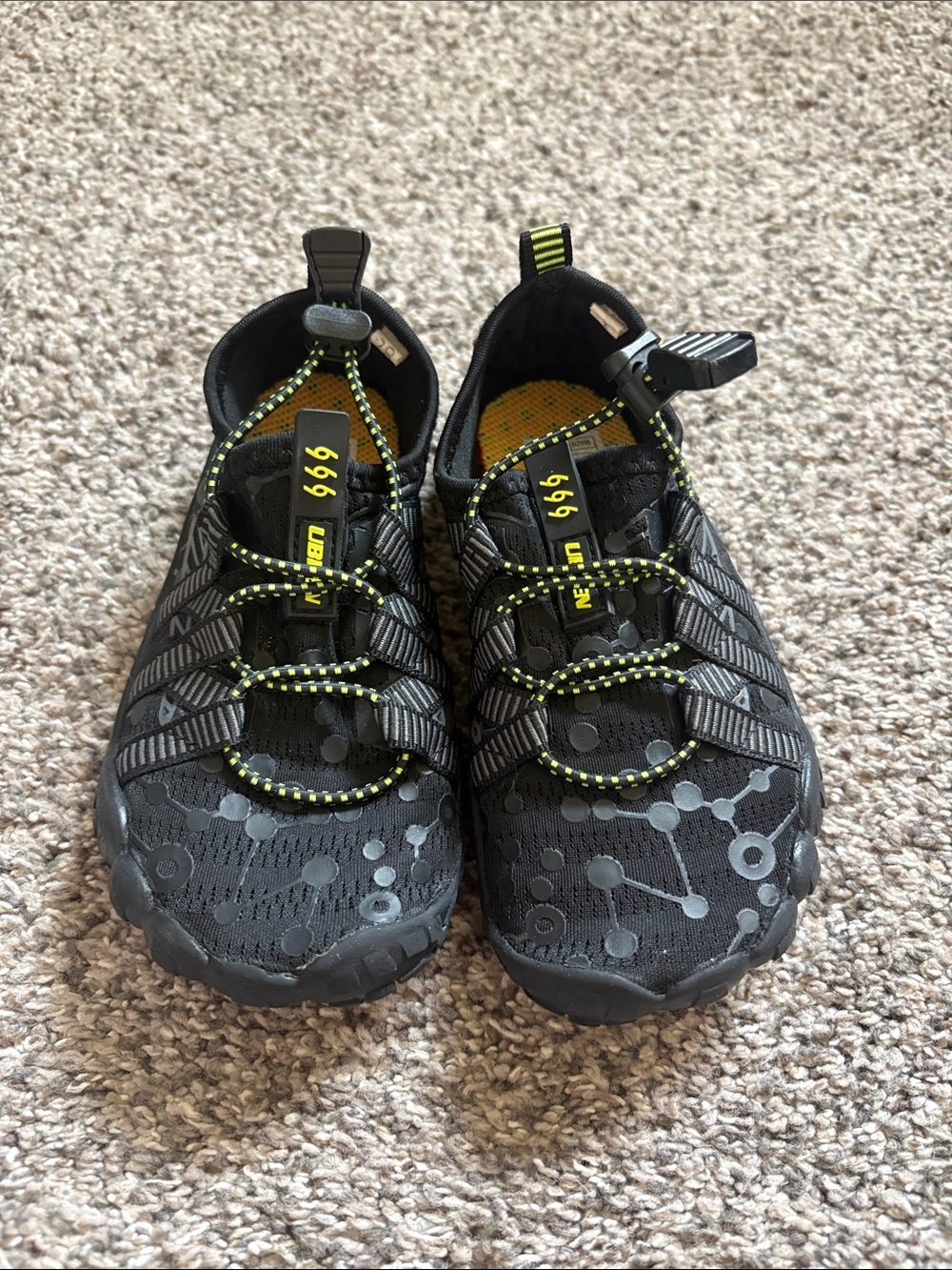 Kids Black Athletic Water Shoes